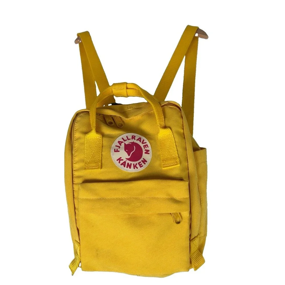 Fjallraven Kanken Mini Backpack Ochre Golden Yellow 11